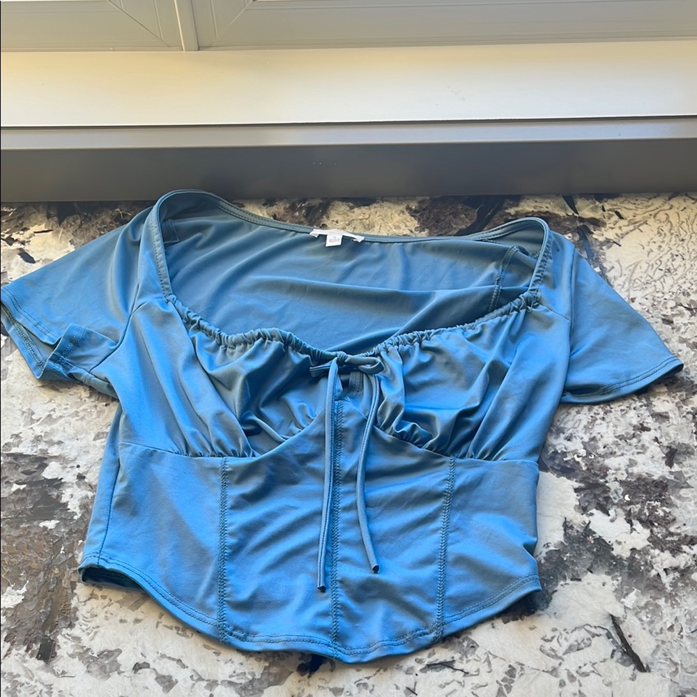 Free add-on 🔥 Blue Women's Top